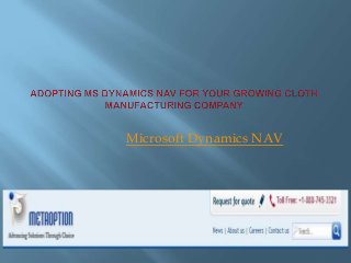 Microsoft Dynamics NAV
 