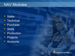 Nav Modules Microsoft Dynamics NAV Training | PPTX