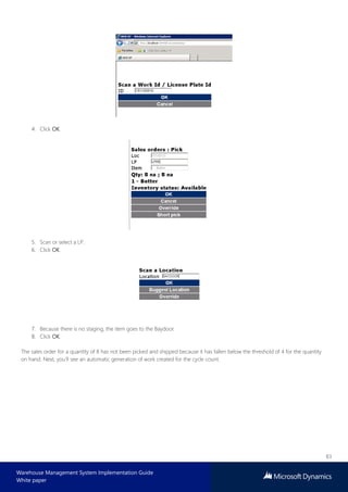 Microsoft dynamics warehouse management system implementation guide | PDF