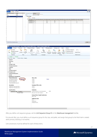 Microsoft dynamics warehouse management system implementation guide | PDF