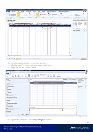 Microsoft dynamics warehouse management system implementation guide | PDF