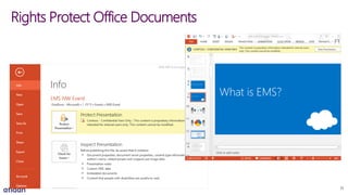Rights Protect Office Documents
35
 