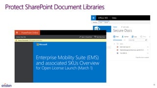 Protect SharePoint Document Libraries
36
 