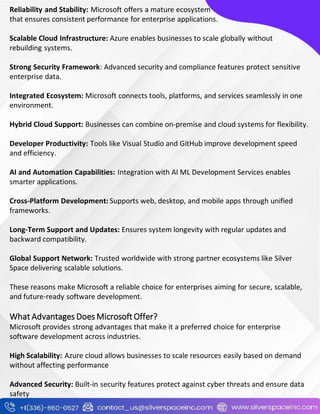 Microsoft Enterprise Software Development Services | PDF