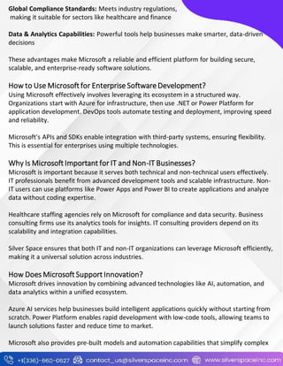 Microsoft Enterprise Software Development Services | PDF