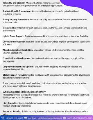 Microsoft Enterprise Software Development Services | PPTX