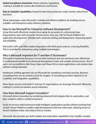 Microsoft Enterprise Software Development Services | PPTX