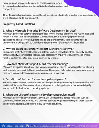 Microsoft Enterprise Software Development Services | PPTX