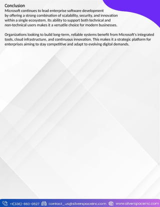 Microsoft Enterprise Software Development Services | PPTX