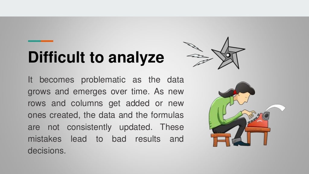 Microsoft excel Advantages and Disadvantages