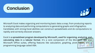 Microsoft Excel: A Comprehensive Overview | PDF