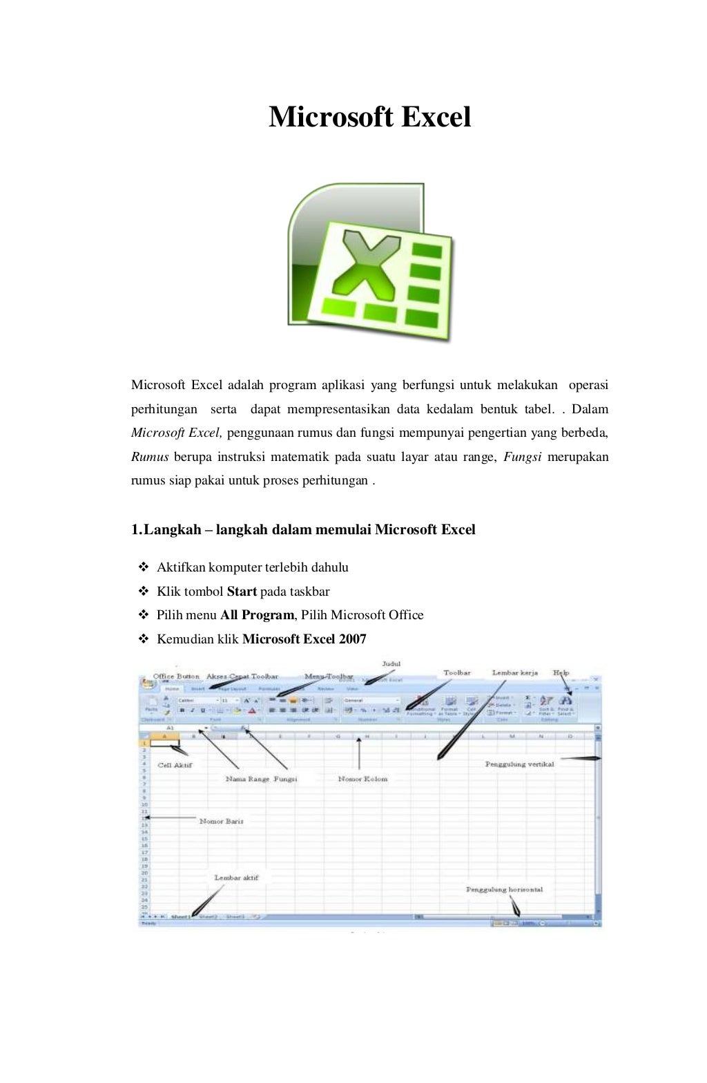 Modul Microsoft Excel 2007