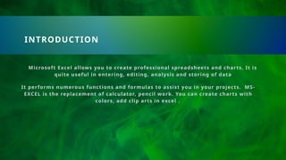 MICROSOFT EXCEL Tutorial for Beginners.pptx