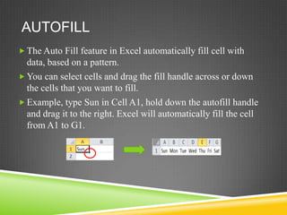 Fill Handle In Excel 2010