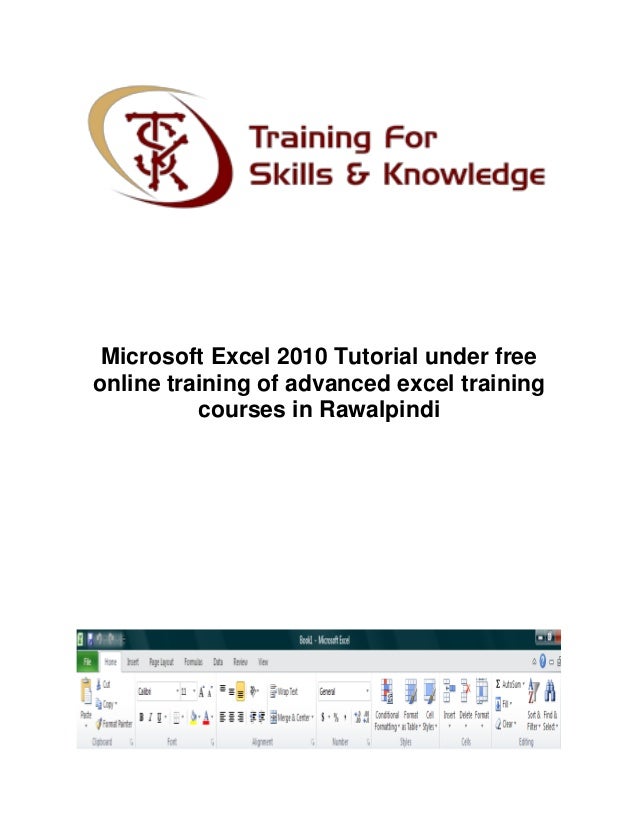 Free microsoft excel training courses