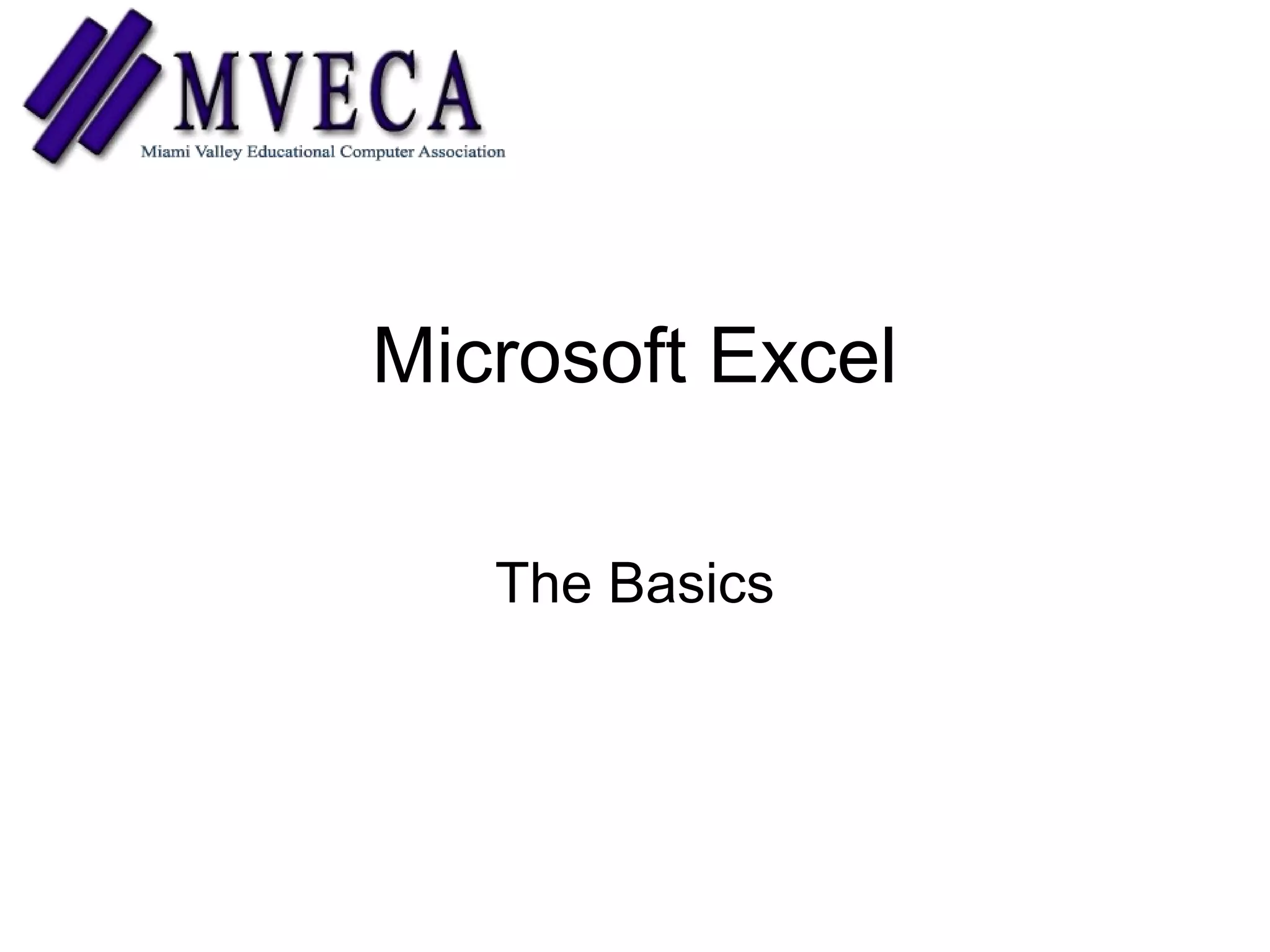Microsoft excel beginner | PPT