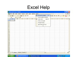 Excel Help
 