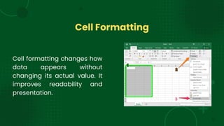 Microsoft Excel - Features and Functions. | PDF
