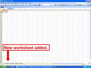 New worksheet added. 
