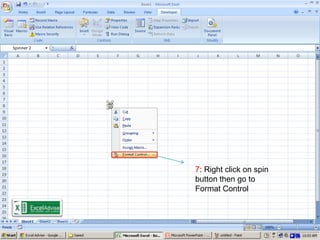 Microsoft Excel Spin Button | PPTX