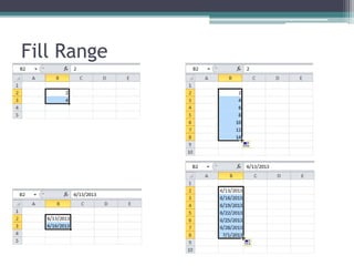 Fill Range
 