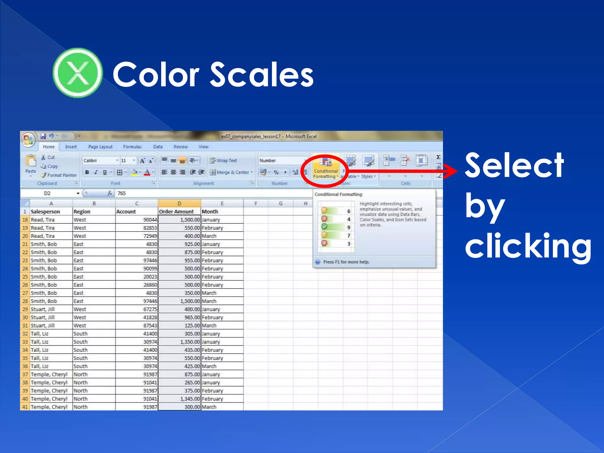 Color Scales
Select
by
clicking
 