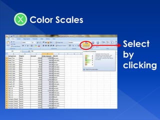 Color Scales
Select
by
clicking
 