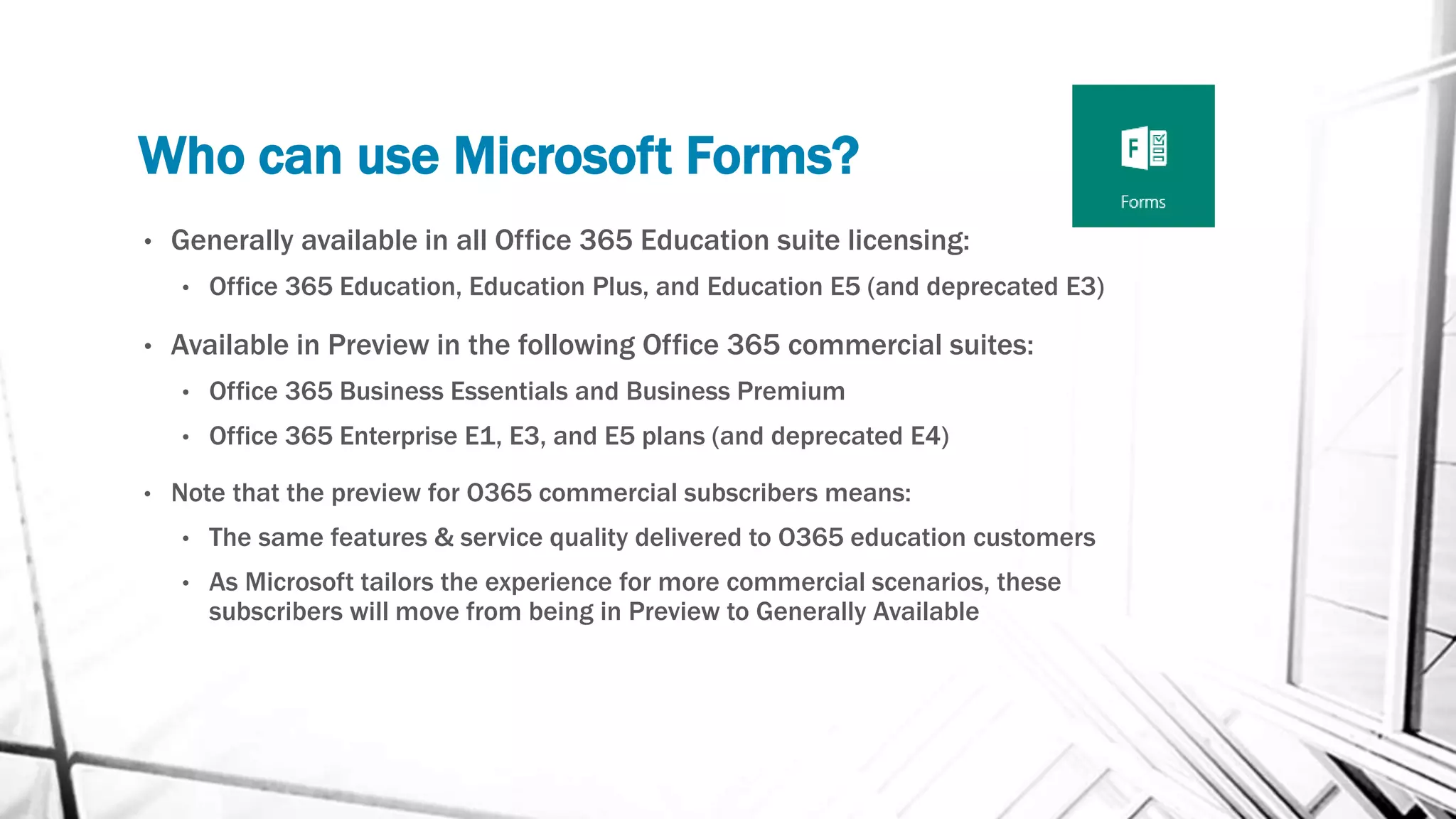 Microsoft Form Example Powerpoint Slide Microsoft Forms 101 | PPTX