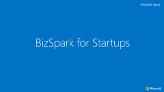 BizSpark for Startups
 