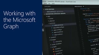 Microsoft graph api deep dive | PPTX
