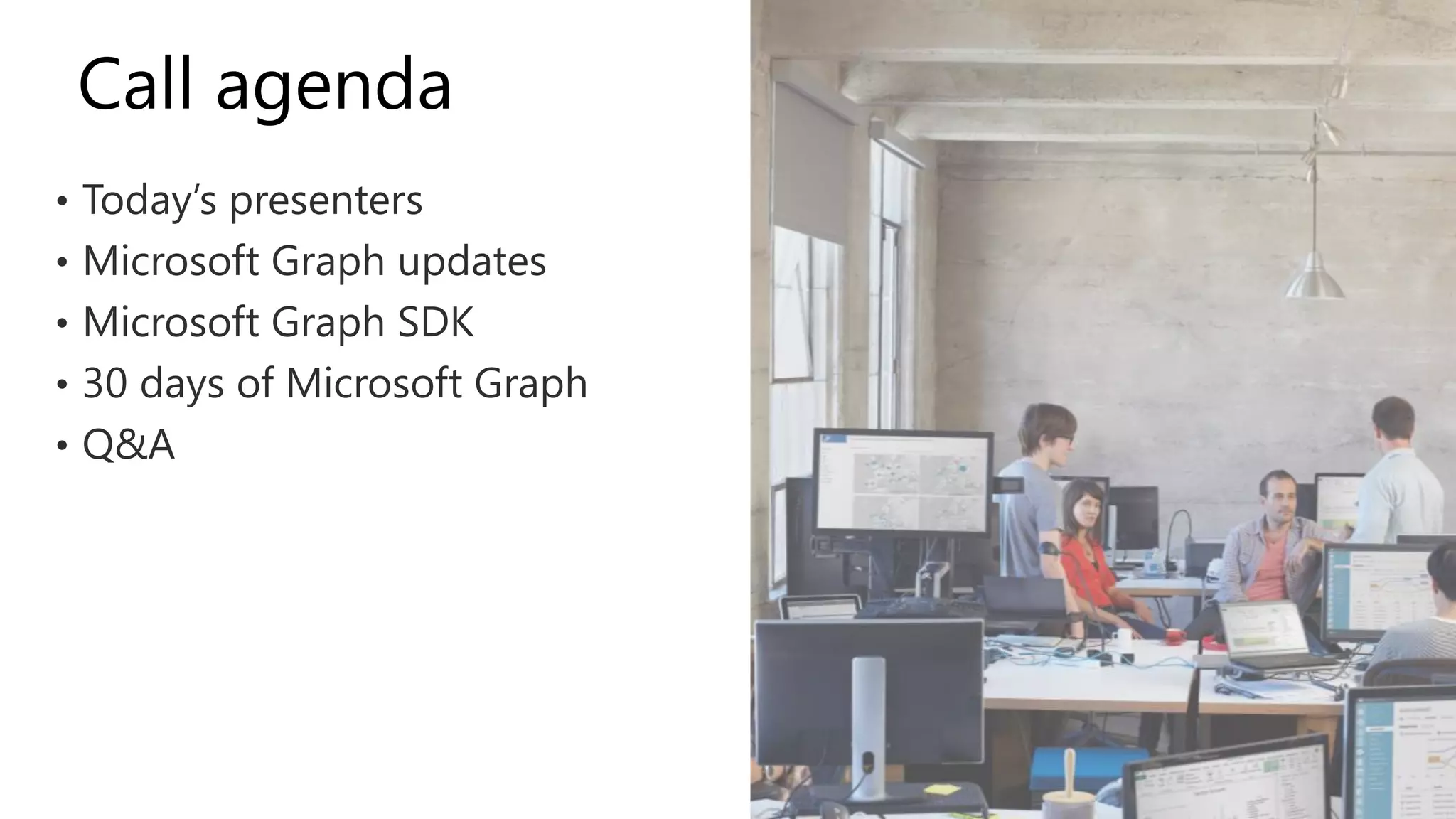 Microsoft Graph community call-December 2018 | PPT