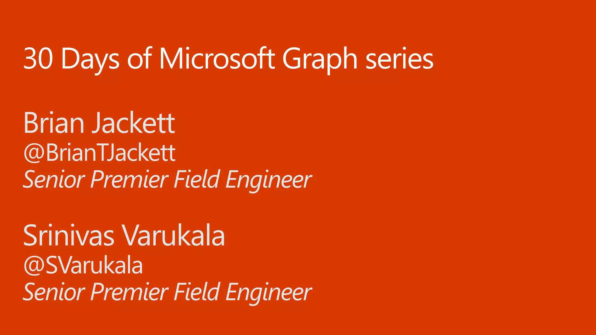 Microsoft Graph community call-December 2018 | PPT