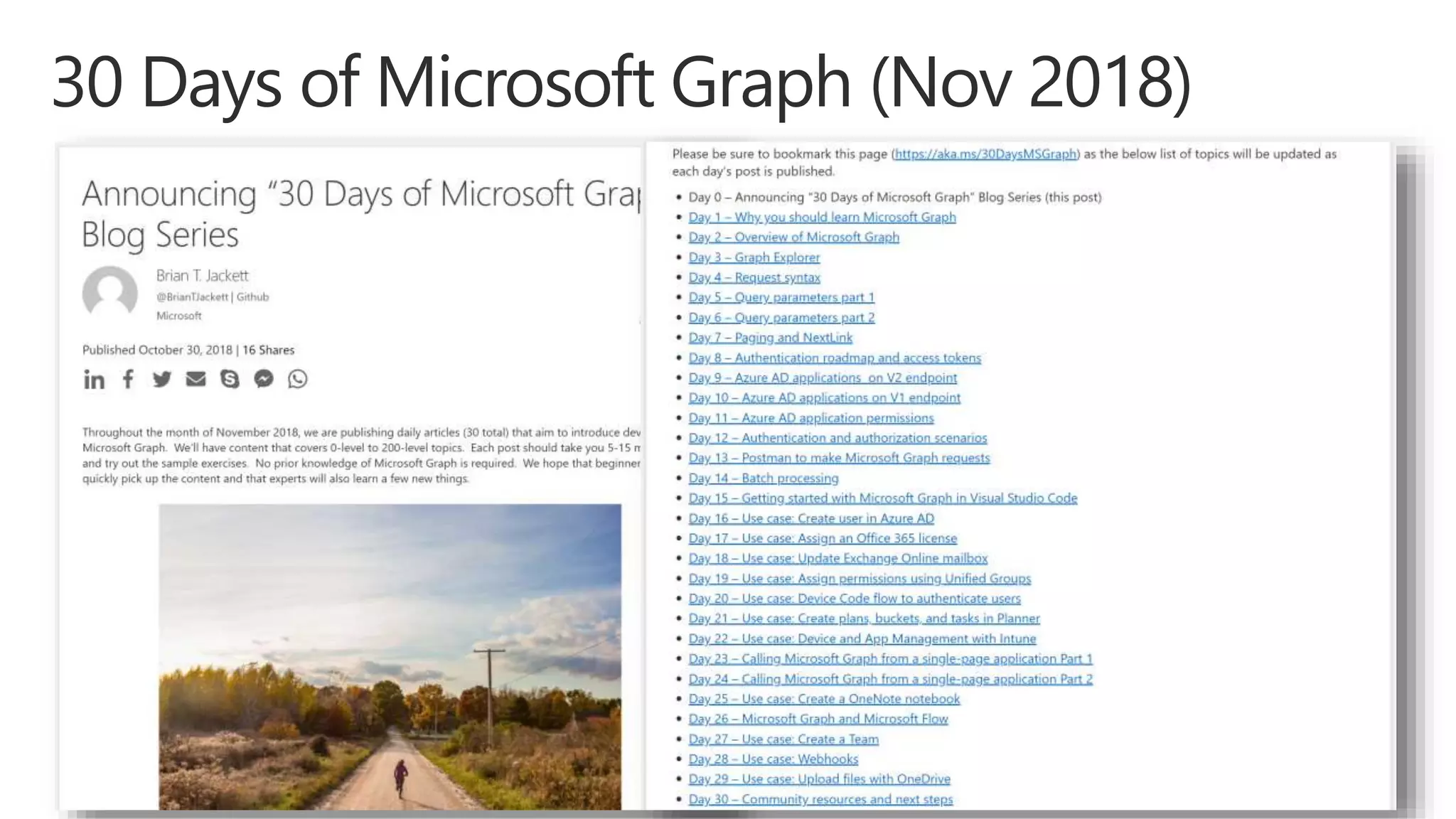 Microsoft Graph community call-December 2018 | PPT