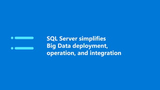 Microsoft ignite 2018 SQL server 2019 big data clusters - deep dive ...