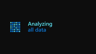 Analyzing
all data
 