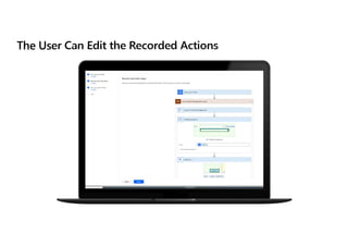 The User Can Edit the Recorded Actions
 