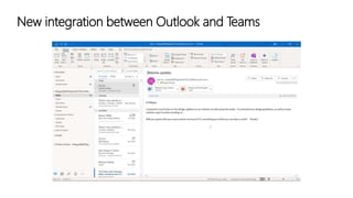 New integration between Outlook and Teams
 