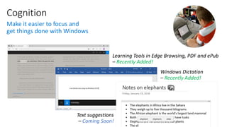 Cognition
Make it easier to focus and
get things done with Windows
Recently Added!
Recently Added!
Coming Soon!
 