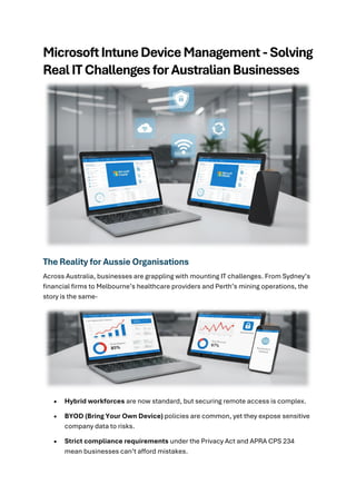Microsoft Intune Device Management: Securing Australian Businesses in a ...