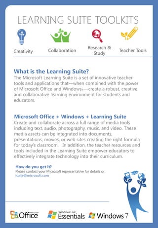 Microsoft Learning Suite Brochure | PDF
