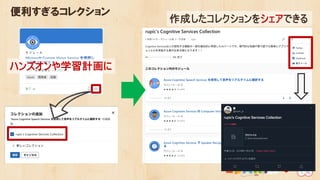 便利すぎるコレクション
作成したコレクションをシェアできる
ハンズオンや学習計画に
 