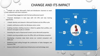 Microsoft linkedin acquisition | PPTX