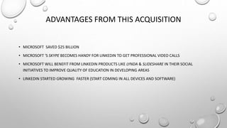 Microsoft linkedin acquisition | PPTX