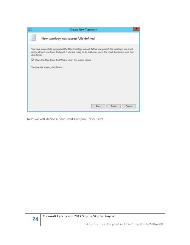 Microsoft Lync Server 2013 Step By Step For Anyone