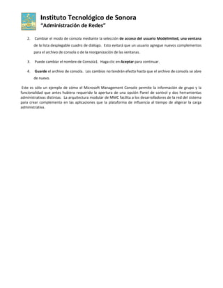 Microsoft Management Console | PDF