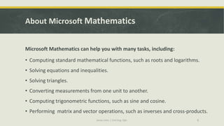 Microsoft Mathematics | PPTX