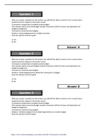 MB-310 Online Praxisprüfung