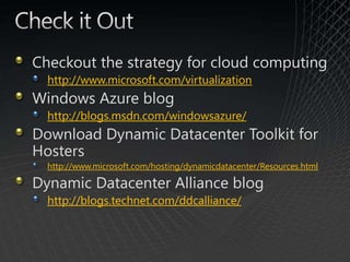© 2009 Microsoft Corporation. All rights reserved. Microsoft, Windows, Windows Vista and other product names are or may be registered trademarks and/or trademarks in the U.S. and/or other countries.The information herein is for informational purposes only and represents the current view of Microsoft Corporation as of the date of this presentation.  Because Microsoft must respond to changing market conditions, it should not be interpreted to be a commitment on the part of Microsoft, and Microsoft cannot guarantee the accuracy of any information provided after the date of this presentation.  MICROSOFT MAKES NO WARRANTIES, EXPRESS, IMPLIED OR STATUTORY, AS TO THE INFORMATION IN THIS PRESENTATION.