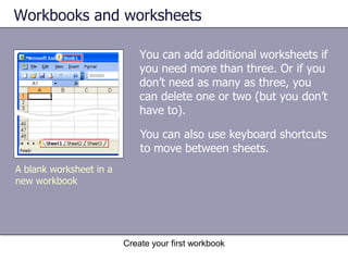Edit text and numbers.