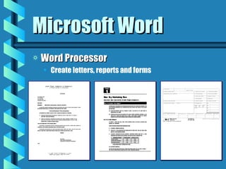 Report Writer Word Processor Program Microsoft office | PPT